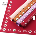SINOWRAP New Trend Design Frame Sunflower Waterproof Wrapping Paper for Flower Wrapping Paper