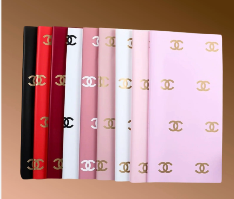 Chanel floral wrapping paper
