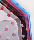 Strawberry floral wrapping paper