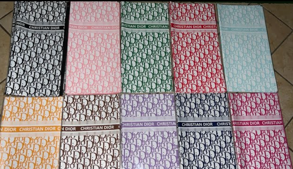 Dior floral wrapping paper many colors